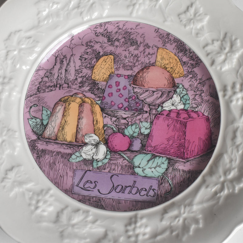 ヴィンテージデザートプレート ジアン Les délices（レ・デリース） Les Sorbets (ソルベ） B