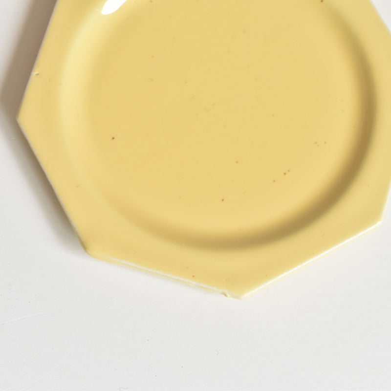 Vintage dînette (play food) Gien Octagonal Plate A