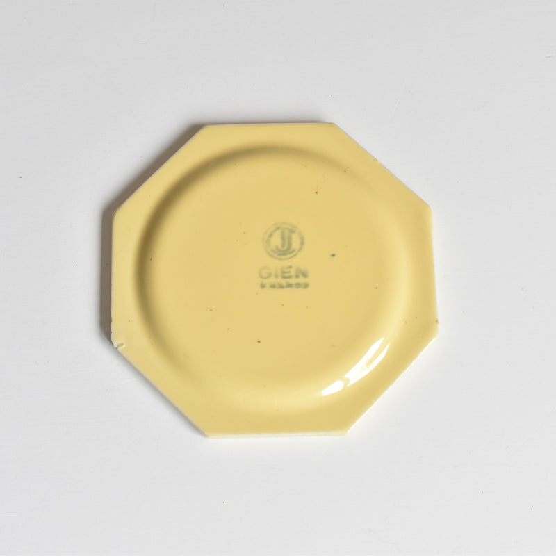 Vintage dînette (play food) Gien Octagonal Plate A