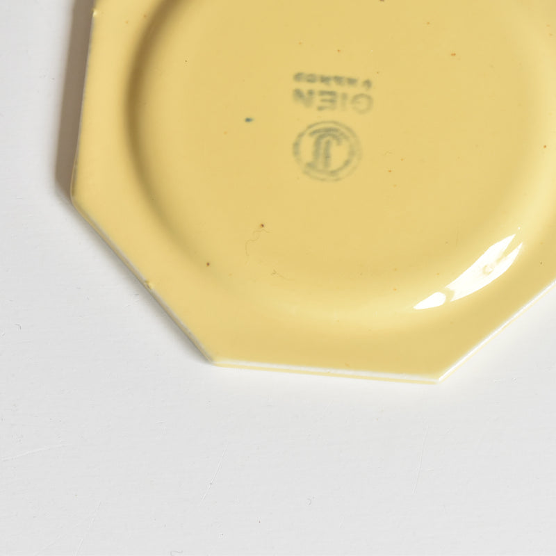 Vintage dînette (play food) Gien Octagonal Plate A