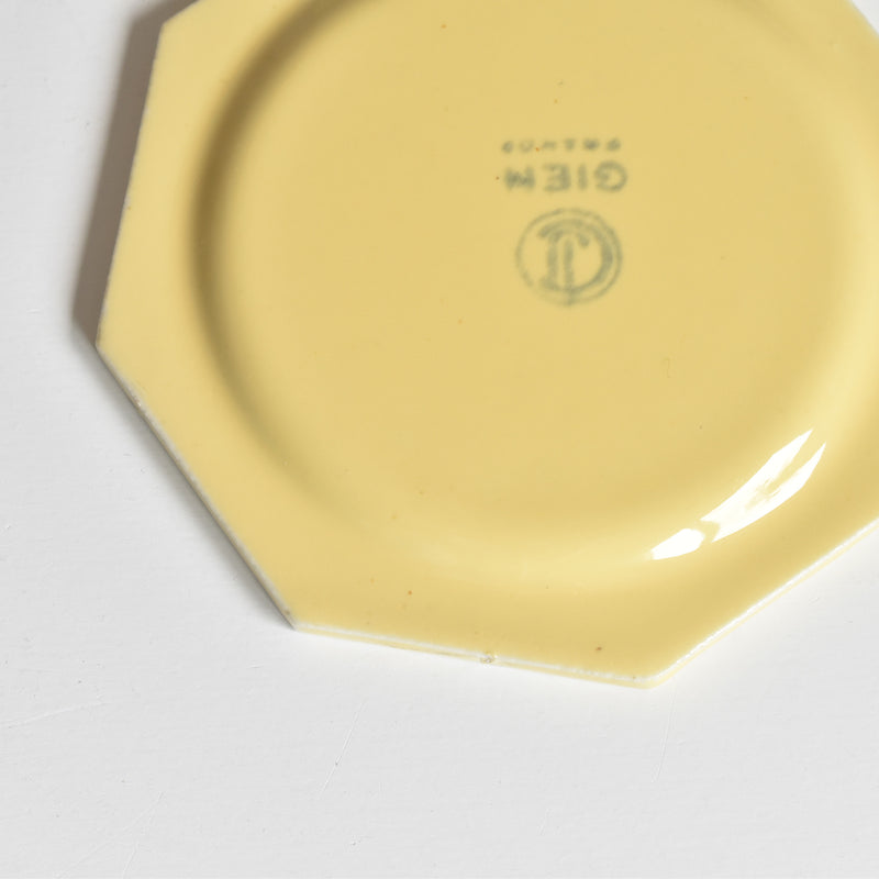 Vintage Dinette (Play Food) Gien Octagonal Plate B