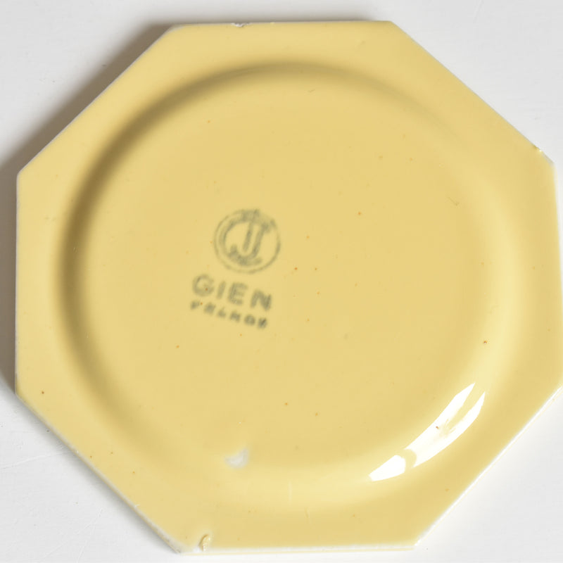Vintage Dinner Set (O-mamagoto) Gien Octagonal Plate C