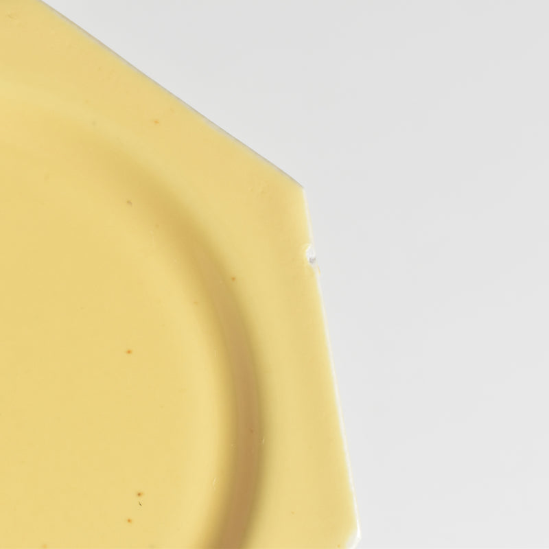 Vintage dinette (play food) Gien octagonal plate D