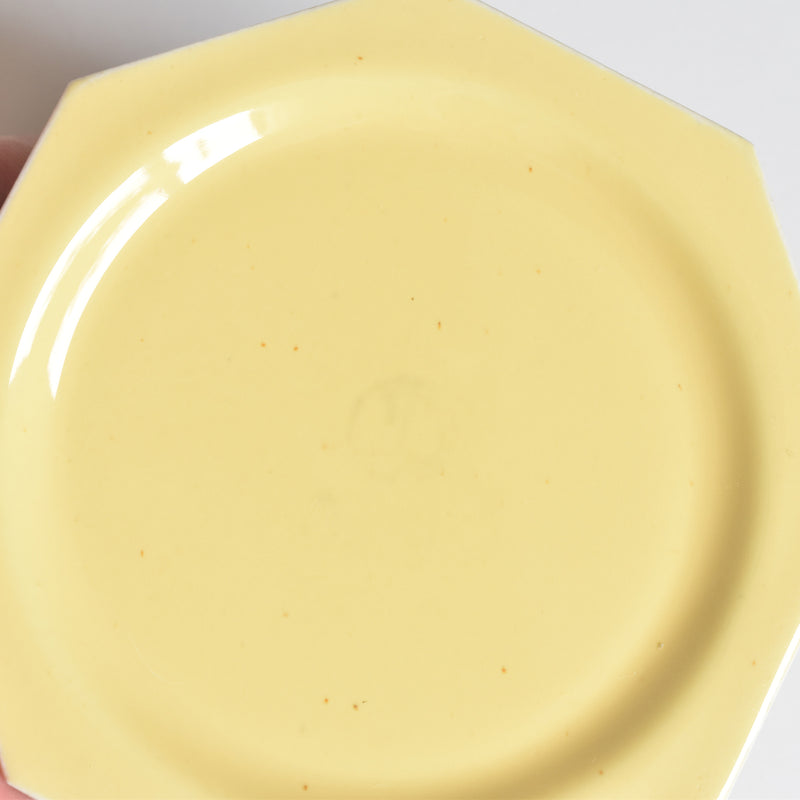 Vintage dinette (play food) Gien octagonal plate D