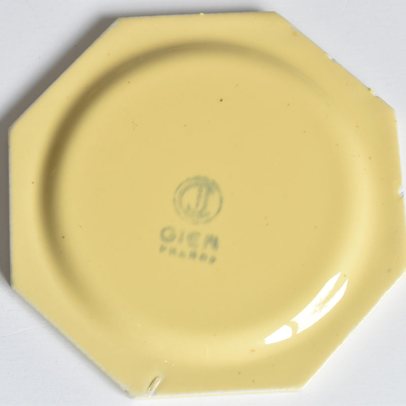 Vintage Dinette (Play Food) Gien Octagonal Plate E