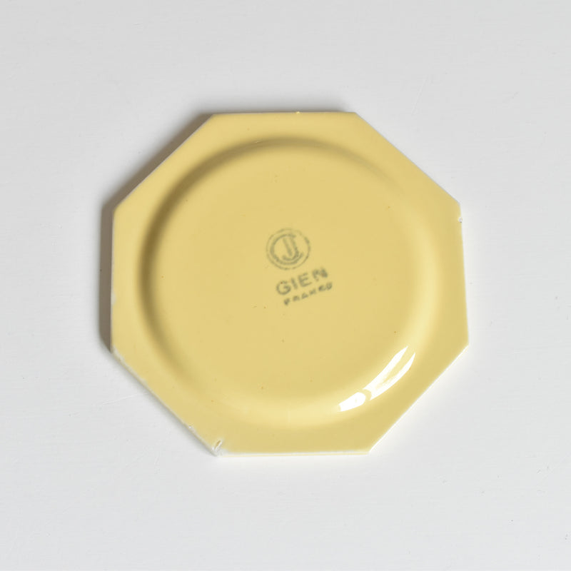 Vintage Dinette (Play Food) Gien Octagonal Plate H