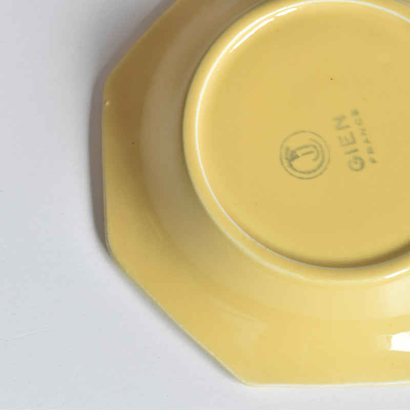 Vintage Dinette (Play Food) Gien Octagonal Deep Plate