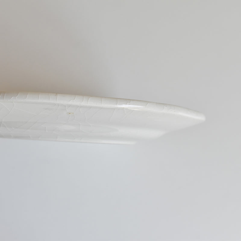 Vintage dessert plate Gien Liseron des Haies (bindweed) A