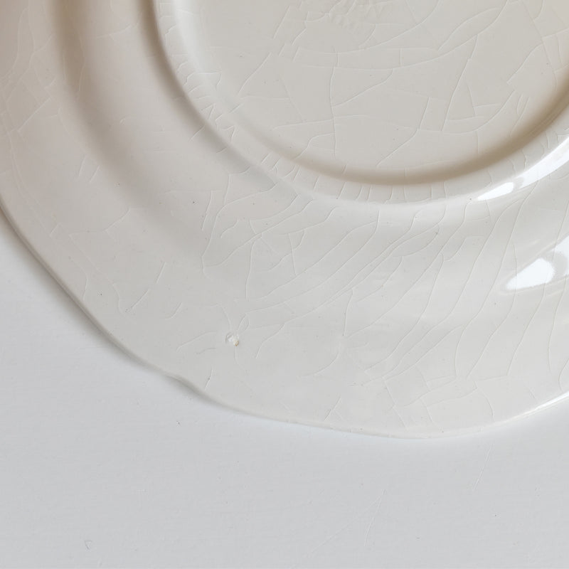 Vintage Dessert Plate, Gien Liseron des Haies (Bindweed) B