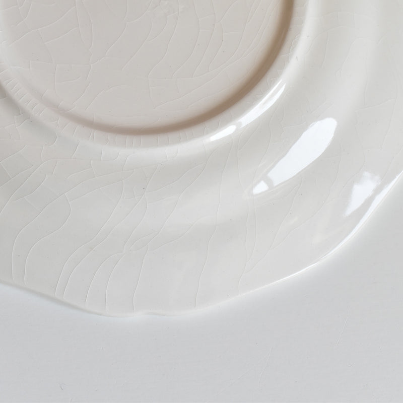 Vintage Dessert Plate, Gien Liseron des Haies (Bindweed) B