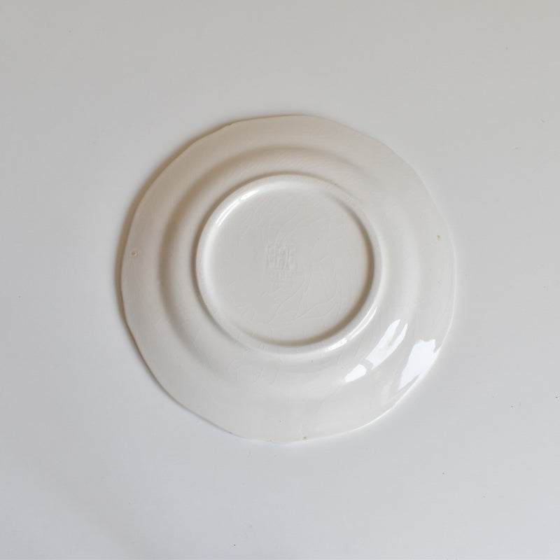 Vintage Dessert Plate Gien Liseron des Haies