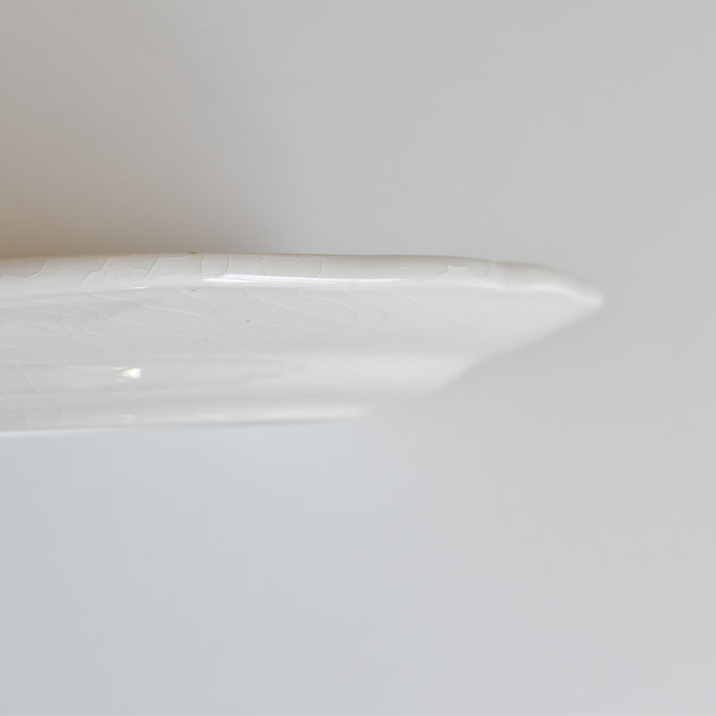 Vintage Dessert Plate Gien Liseron des Haies (Bindweed) D