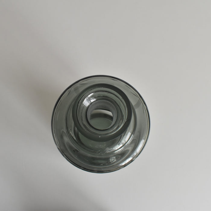 ヴィンテージデキャンタ アールデコ グレー