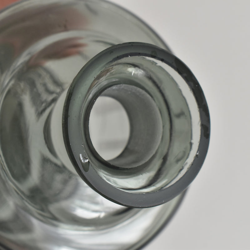 ヴィンテージデキャンタ アールデコ グレー