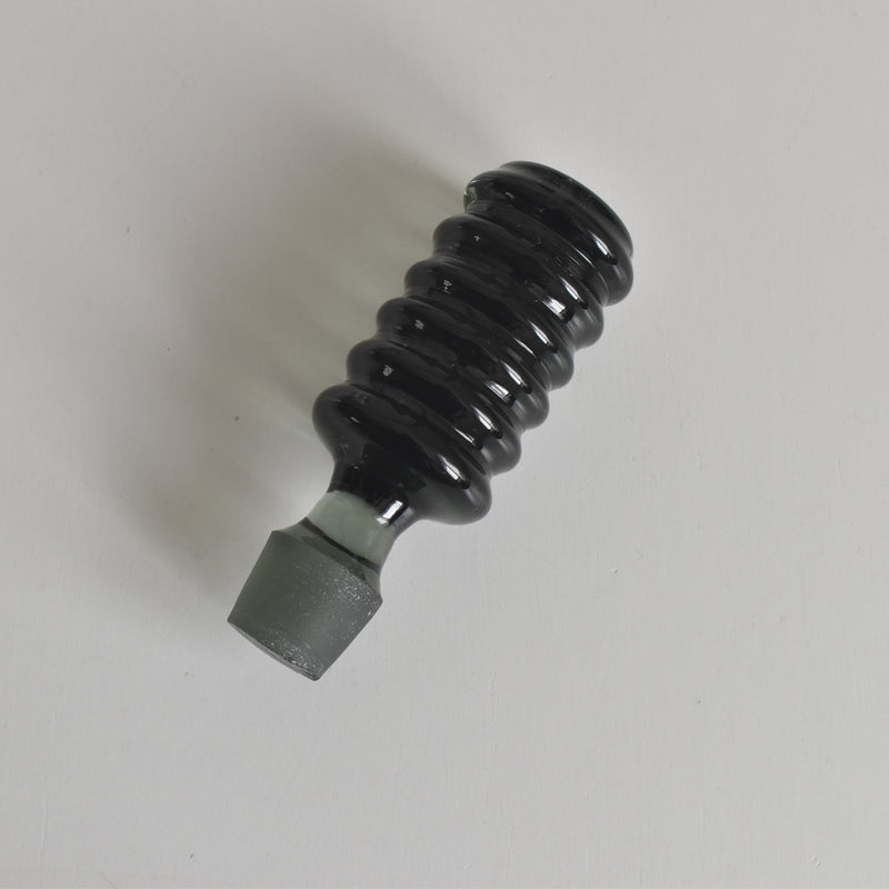 ヴィンテージデキャンタ アールデコ グレー