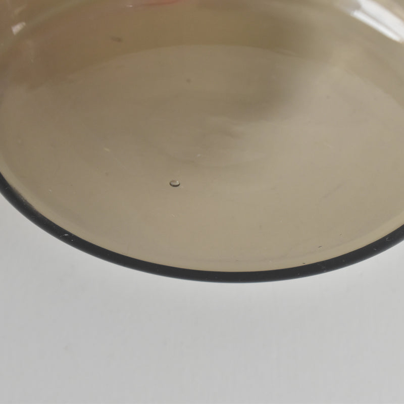 ヴィンテージデキャンタ アールデコ グレー/ラウンド