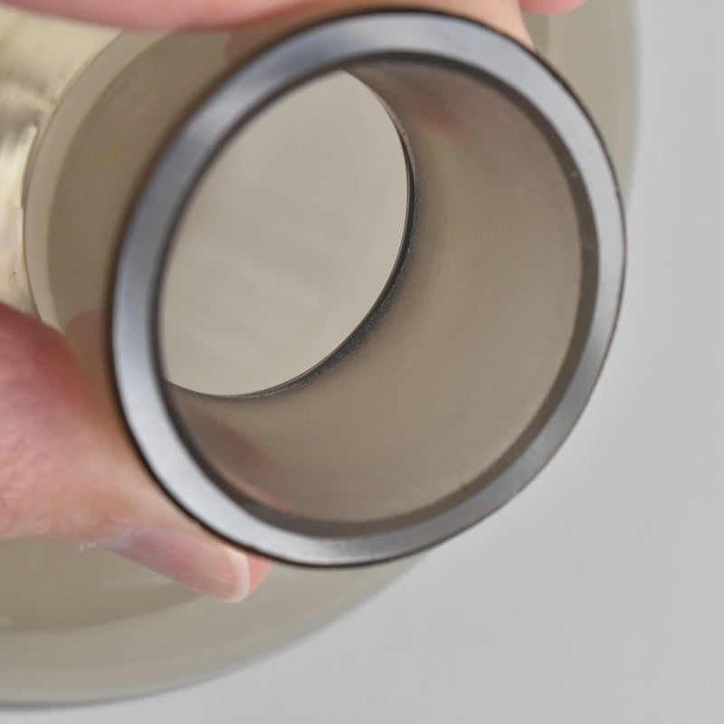 ヴィンテージデキャンタ アールデコ グレー/ラウンド