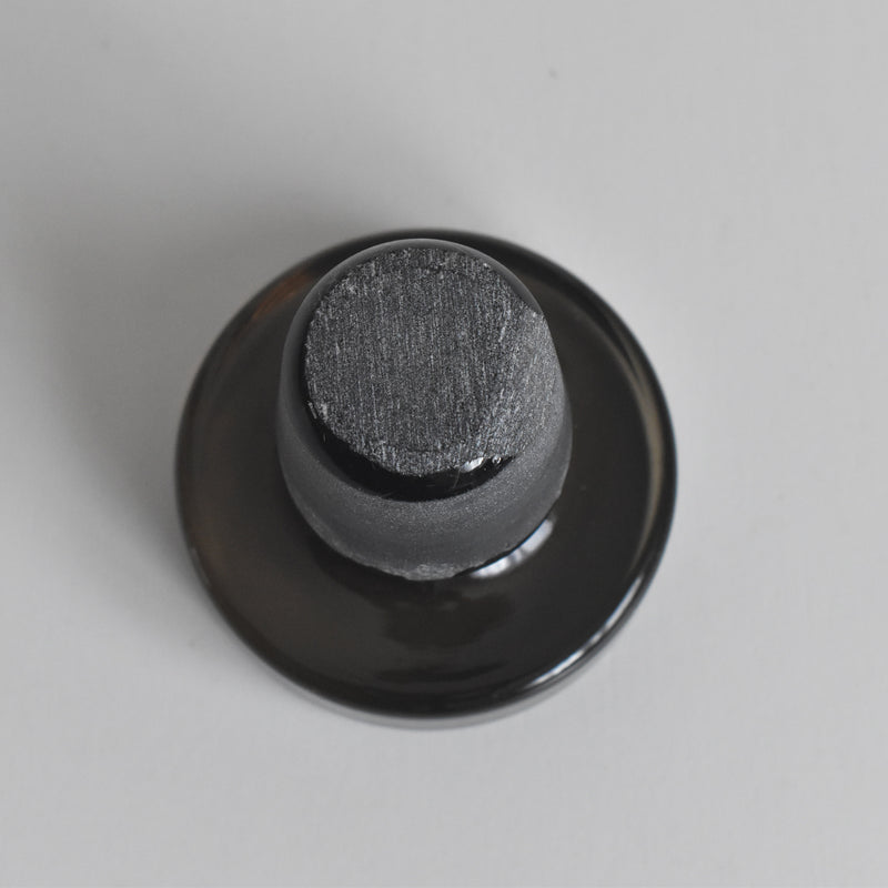 ヴィンテージデキャンタ アールデコ グレー/ラウンド