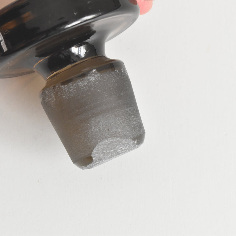 ヴィンテージデキャンタ アールデコ グレー/ラウンド