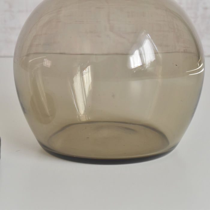 ヴィンテージデキャンタ アールデコ グレー/ラウンド