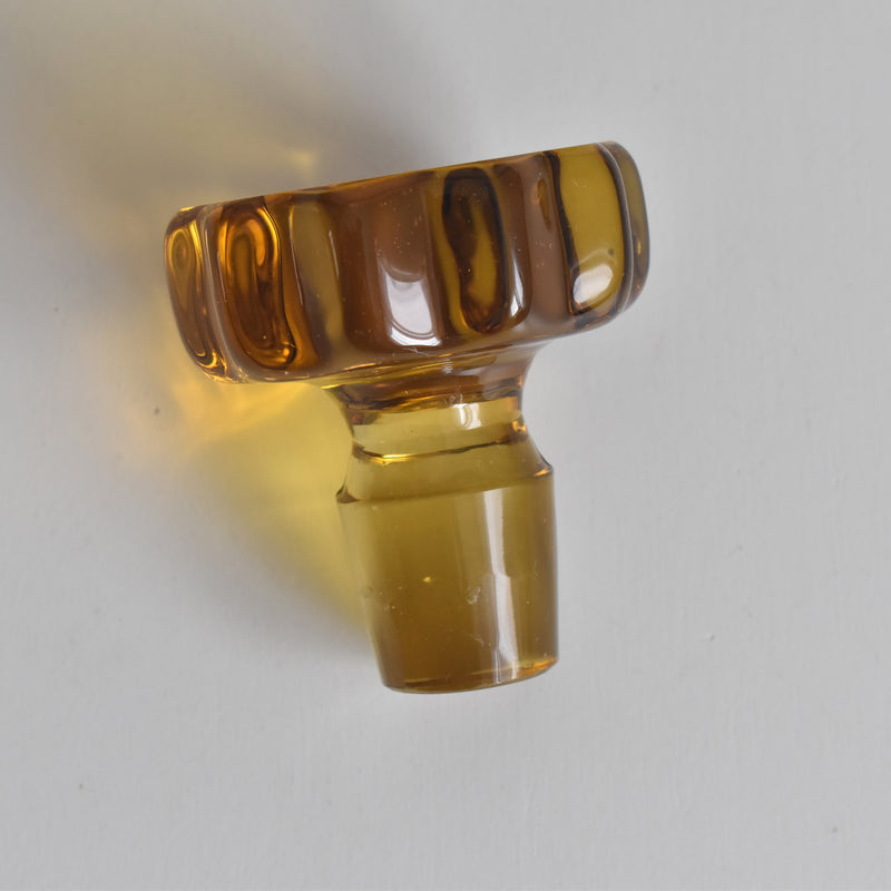 ヴィンテージデキャンタ アールデコ イェロー