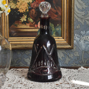 ヴィンテージボヘミアンガラス デキャンタ レッド