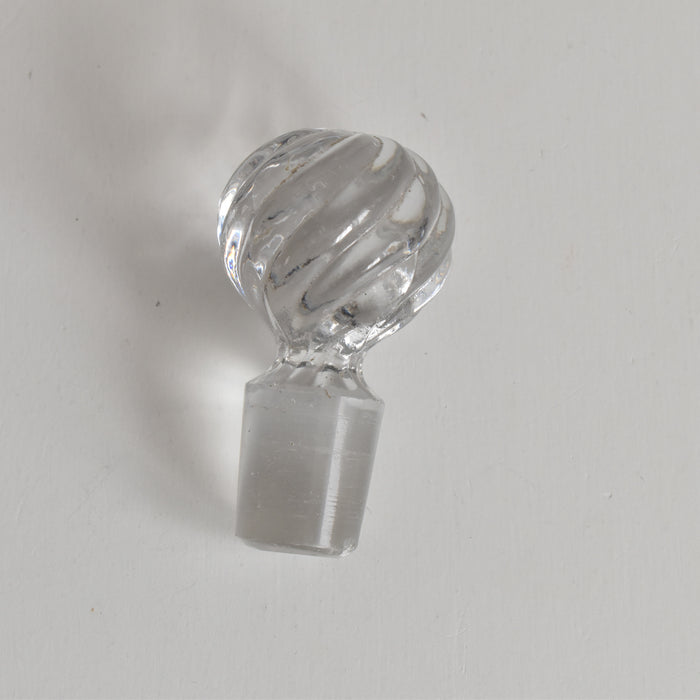 ヴィンテージボヘミアンガラス デキャンタ レッド