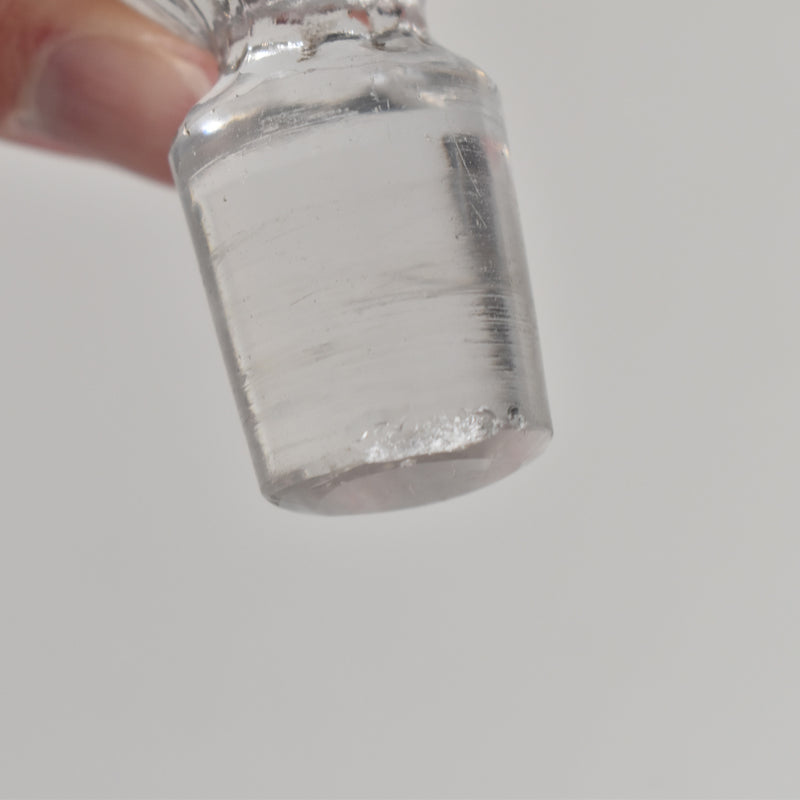 ヴィンテージボヘミアンガラス デキャンタ レッド