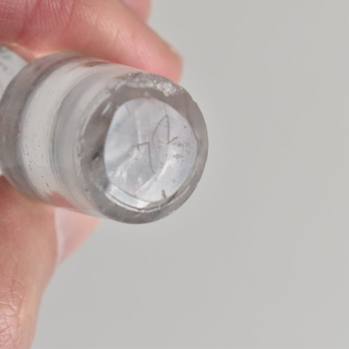 ヴィンテージボヘミアンガラス デキャンタ レッド