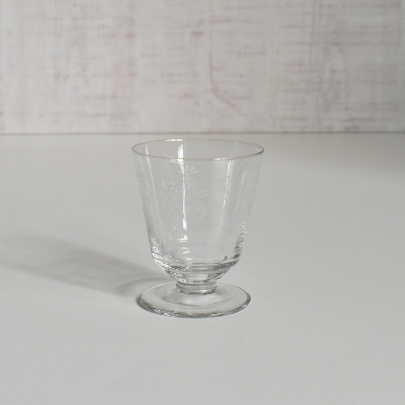 ヴィンテージスモールグラス guillochages