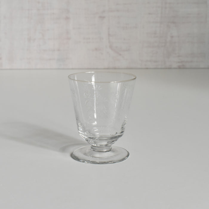 ヴィンテージスモールグラス guillochages