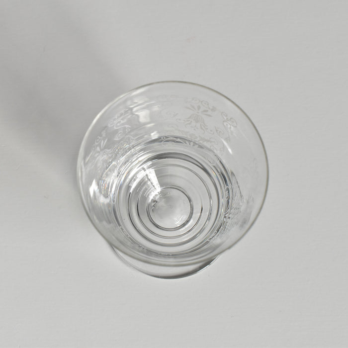 ヴィンテージスモールグラス guillochages