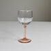 ヴィンテージ赤ワイングラス リュミナルク Pink Stem