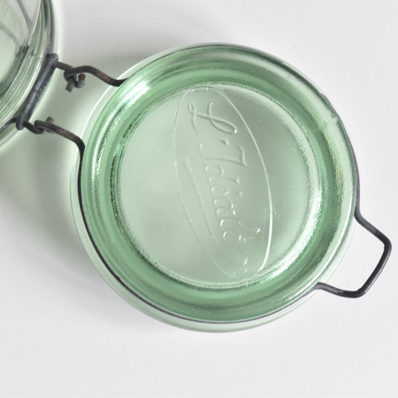 Vintage Glass Food Storage Jar L'ideale