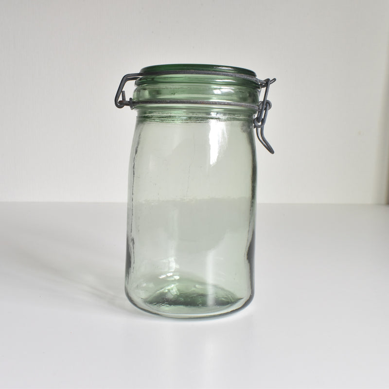 Vintage Glass Food Storage Jar L'ideale