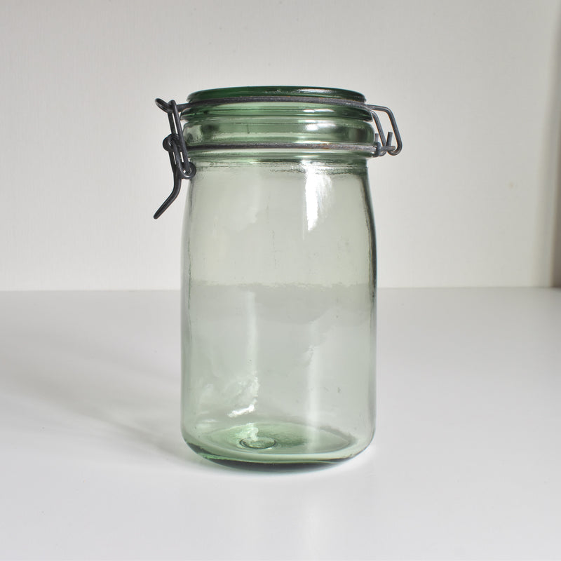 Vintage Glass Food Storage Jar L'ideale