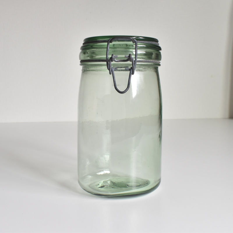 Vintage Glass Food Storage Jar L'ideale