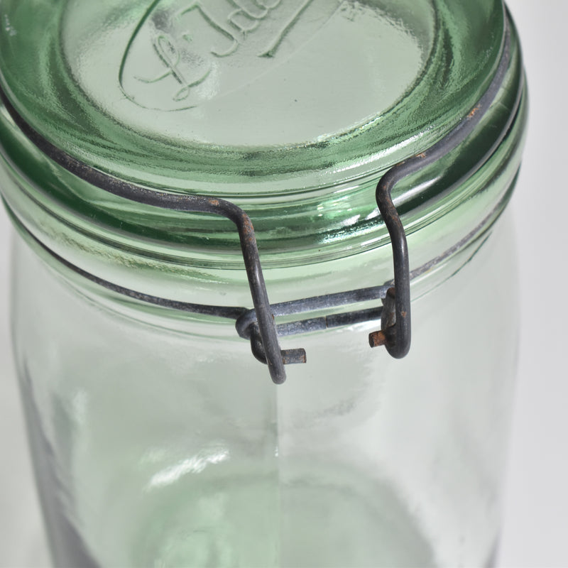 Vintage Glass Food Storage Jar L'ideale