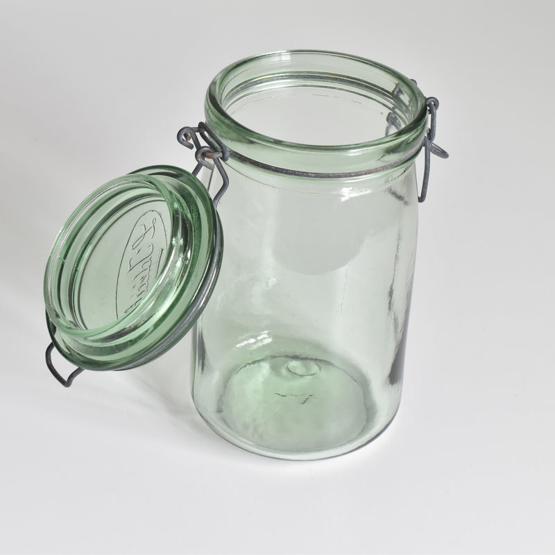 Vintage Glass Food Storage Jar L'ideale