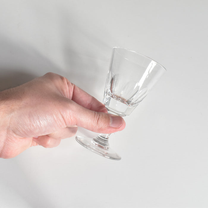 ヴィンテージ クリスタルガラス　ポートワイングラス （サンルイ カトン）