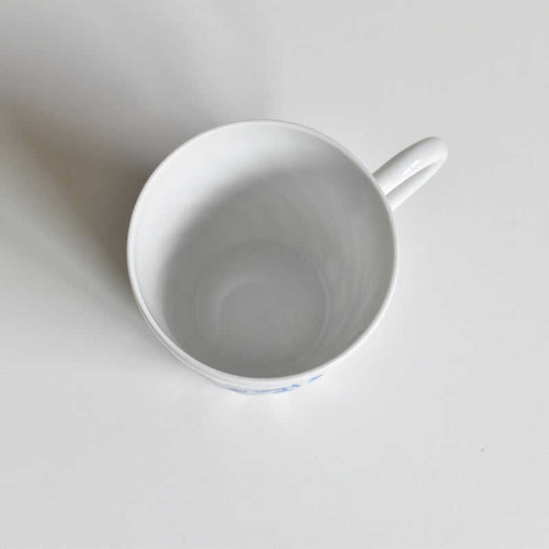 ヴィンテージコーヒーカップ＆ソーサー リモージュアビランド Cerisier Bleu (スリジエ ブルー）B