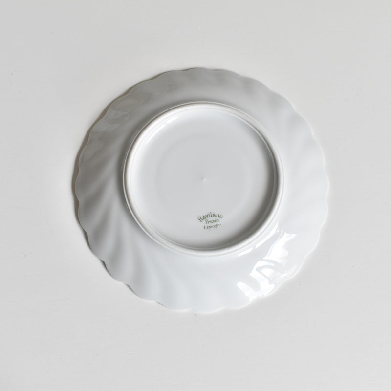 ヴィンテージコーヒーカップ＆ソーサー リモージュアビランド Cerisier Bleu (スリジエ ブルー）B