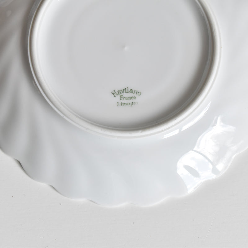 ヴィンテージコーヒーカップ＆ソーサー リモージュアビランド Cerisier Bleu (スリジエ ブルー）B