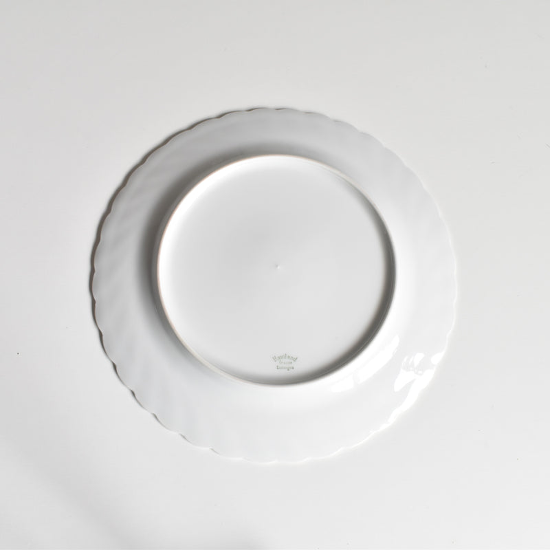 Vintage dessert plate Limoges Haviland Cerisier Bleu A