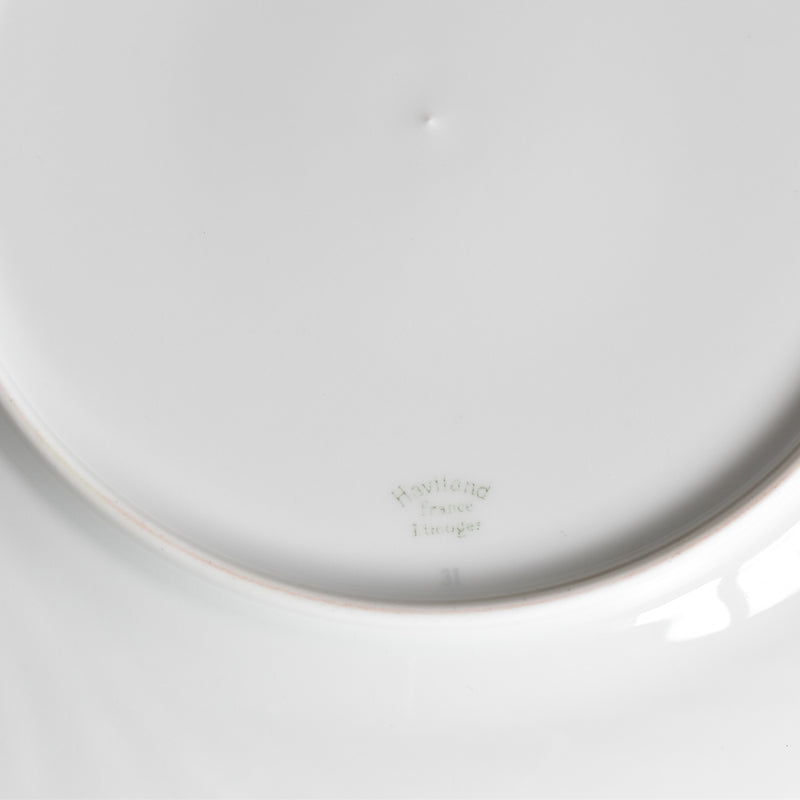 Vintage Dessert Plate Limoges Haviland Cerisier Bleu
