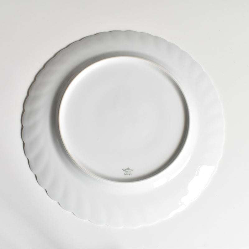 Vintage Plate Limoges Haviland Cerisier Bleu (Blue Cherry) B