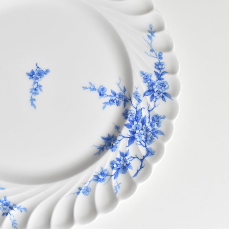 Vintage Plate Limoges Haviland Cerisier Bleu (Blue Cherry) B