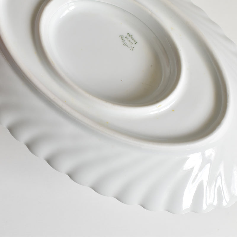 Vintage Sauce Boat, Limoges Haviland Cerisier Bleu