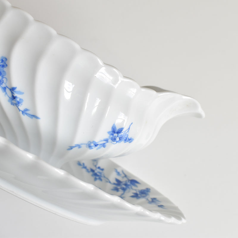 Vintage Sauce Boat, Limoges Haviland Cerisier Bleu