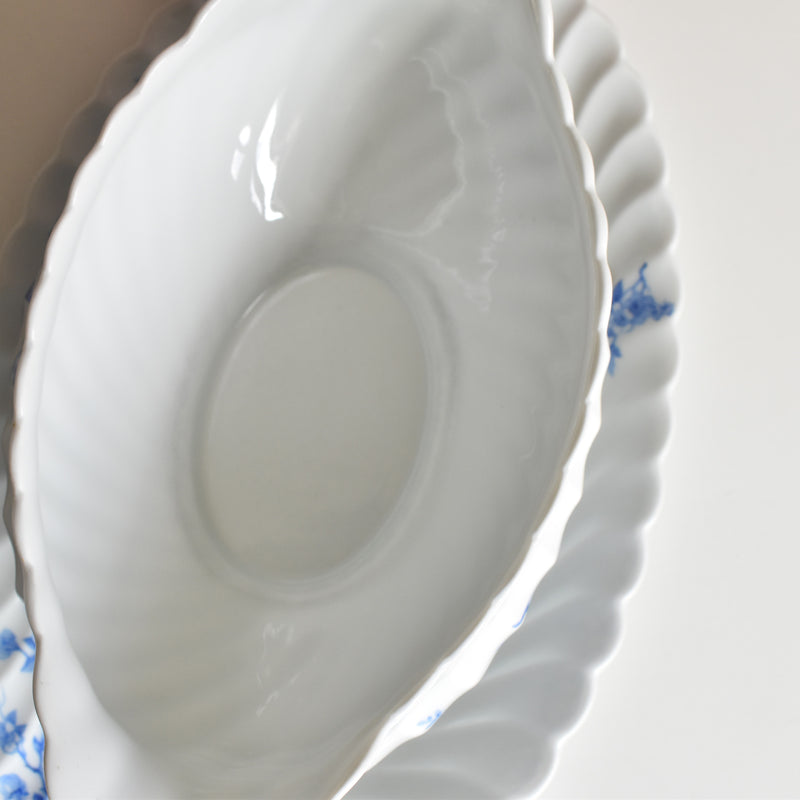 Vintage Sauce Boat, Limoges Haviland Cerisier Bleu